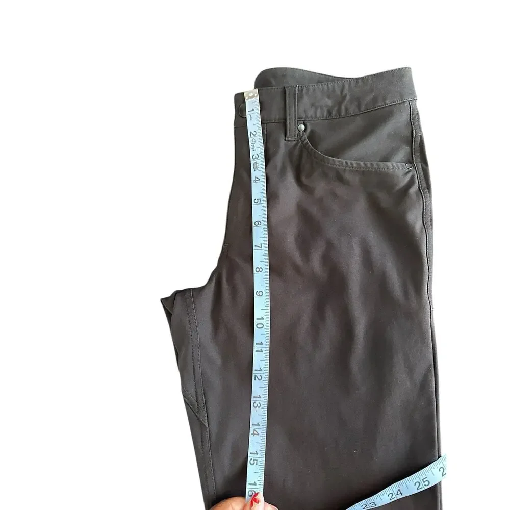 Lululemon Black ABC Slim Fit Pants Warpstreme Classic-Fit‎ Trouser Pant Size 28